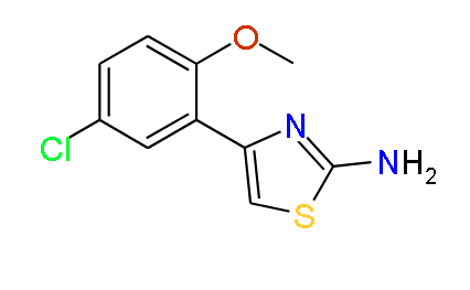 4-(5-Chloro-2-methoxyphenyl)thiazol-2-amine, 97%