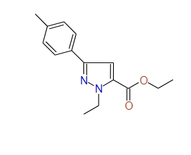Ethyl 1-ethyl-3-p-tolyl-1H-pyrazole-5-carboxylate, 97%