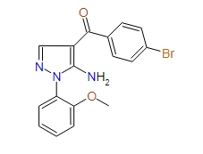 (5-Amino-1-(2-methoxyphenyl)-1H-pyrazol-4-yl)(4-bromophenyl)methanone