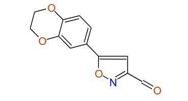5-(2,3-Dihydrobenzo[b][1,4]dioxin-6-yl)isoxazole-3-carbaldehyde, 97%