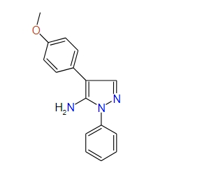 4-(4-Methoxyphenyl)-1-phenyl-1H-pyrazol-5-amine, 97%