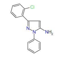 3-(2-Chlorophenyl)-1-phenyl-1H-pyrazol-5-amine, 97%