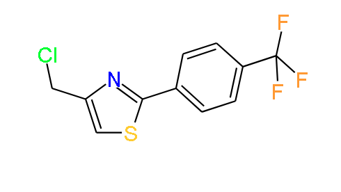 4-(Chloromethyl)-2-[4-(trifluoromethyl)phenyl]thiazole, 97%