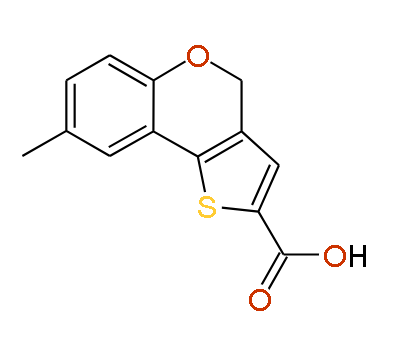 8-Methyl-4H-thieno[3,2-c]chromene-2-carboxylic acid, 97%