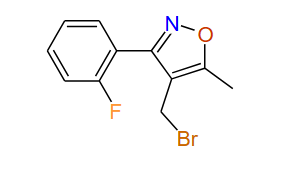 4-​(Bromomethyl)​-​3-​(2-​fluorophenyl)​-​5-​methyl-Isoxazole