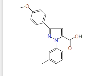 3-(4-Methoxyphenyl)-1-m-tolyl-1H-pyrazole-5-carboxylic acid, 97%