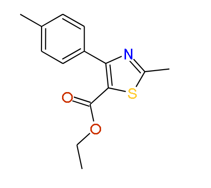 Ethyl 2-methyl-4-p-tolylthiazole-5-carboxylate, 97%