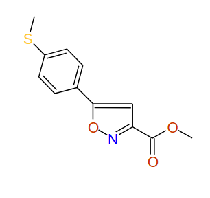 Methyl 5-(4-(methylthio)phenyl)isoxazole-3-carboxylate, 97%
