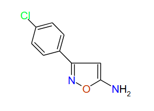 3-(4-Chlorophenyl)isoxazol-5-amine, 97%