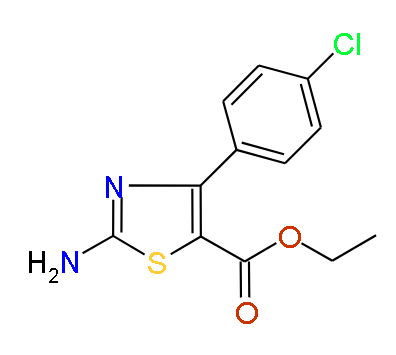Ethyl 2-amino-4-(4-chlorophenyl)thiazole-5-carboxylate, 97%