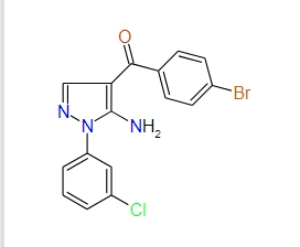 (5-Amino-1-(3-chlorophenyl)-1H-pyrazol-4-yl)(4-bromophenyl)methanone