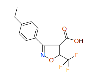 3-(4-Ethylphenyl)-5-(trifluoromethyl)isoxazole-4-carboxylic acid, 97%