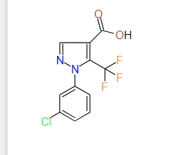 1-(3-Chlorophenyl)-5-(trifluoromethyl)-1H-pyrazole-4-carboxylic acid, 97%