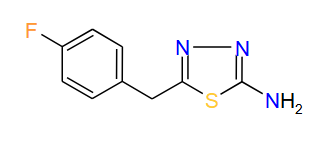 5-(4-Fluorobenzyl)-1,3,4-thiadiazol-2-amine, 97%
