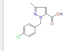 1-(4-Chlorobenzyl)-3-methyl-1H-pyrazole-5-carboxylic acid, 97%