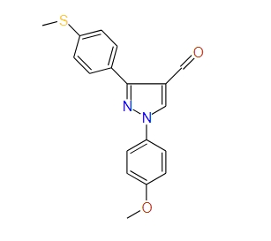1-(4-Methoxyphenyl)-3-(4-(methylthio)phenyl)-1H-pyrazole-4-carbaldehyde, 97%