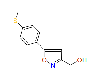 (5-(4-(Methylthio)phenyl)isoxazol-3-yl)methanol, 97%