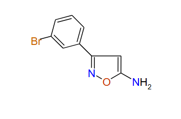 3-(3-Bromophenyl)isoxazol-5-amine, 96