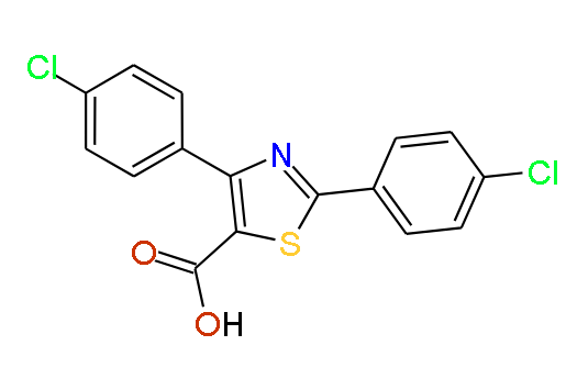 2,4-Bis(4-chlorophenyl)thiazole-5-carboxylic acid