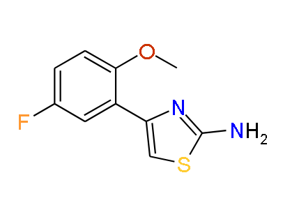 4-(5-Fluoro-2-methoxyphenyl)thiazol-2-amine, 97%