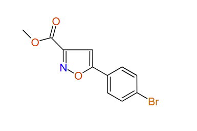 Methyl 5-(4-bromophenyl)isoxazole-3-carboxylate, 97%