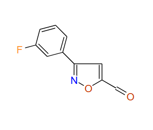 3-(3-Fluorophenyl)isoxazole-5-carbaldehyde, 97%