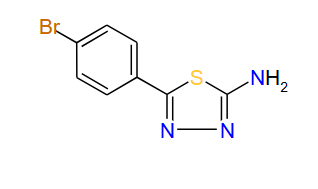 5-(4-Bromophenyl)-1,3,4-thiadiazol-2-amine, 97%