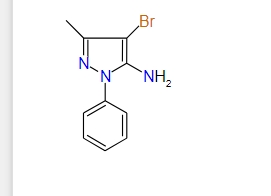 4-Bromo-3-methyl-1-phenyl-1H-pyrazol-5-ylamine, 97%