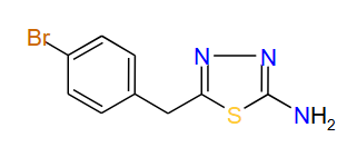 5-(4-Bromobenzyl)-1,3,4-thiadiazol-2-amine, 97%