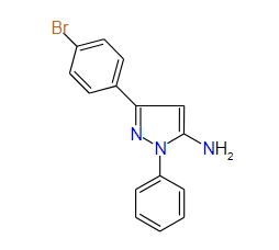 3-(4-Bromophenyl)-1-phenyl-1H-pyrazol-5-amine, 98%