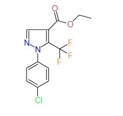 Ethyl 1-(4-chlorophenyl)-5-(trifluoromethyl)-1H-pyrazole-4-carboxylate, 97%