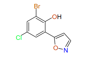 2‐bromo‐4‐chloro‐6‐(1,2‐oxazol‐5‐yl)phenol
