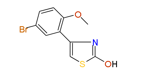4-(5-Bromo-2-methoxyphenyl)thiazol-2-ol, 95%