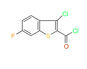 3-Chloro-6-fluorobenzo[b]thiophene-2-carbonyl chloride, 97%