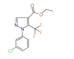Ethyl 1-(3-chlorophenyl)-5-(trifluoromethyl)-1H-pyrazole-4-carboxylate, 97%