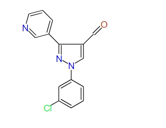 1-(3-Chlorophenyl)-3-(pyridin-3-yl)-1H-pyrazole-4-carbaldehyde
