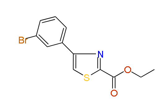 Ethyl 4-(3-bromophenyl)thiazole-2-carboxylate, 97%
