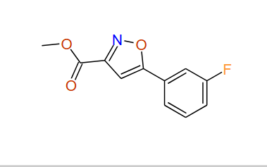 5-(3-fluorophenyl)-methyl ester, 3-Isoxazolecarboxylic acid