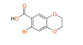 7-Bromo-2,3-dihydro-1,4-benzodioxine-6-carboxylic acid, 97%
