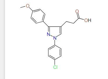 3-(1-(4-Chlorophenyl)-3-(4-methoxyphenyl)-1H-pyrazol-4-yl)propanoic acid, 97%