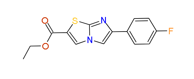 Ethyl 6-(4-Fluorophenyl)imidazo[2,1-b]thiazole-2-carboxylate, 97%