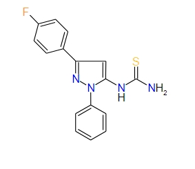 1-(3-(4-Fluorophenyl)-1-phenyl-1H-pyrazol-5-yl)thiourea, 96%
