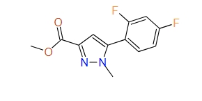Methyl 5-(2,4-difluorophenyl)-1-methyl-1H-pyrazole-3-carboxylate, 97%