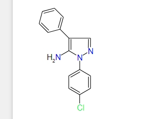 1-(4-Chlorophenyl)-4-phenyl-1H-pyrazol-5-amine, 97%