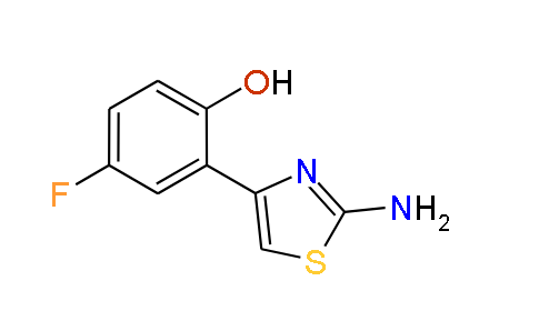 2-(2-Aminothiazol-4-yl)-4-fluorophenol, 97%