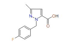 1-(4-Fluorobenzyl)-3-methyl-1H-pyrazole-5-carboxylic acid, 97%