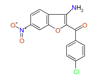 (3-Amino-6-nitrobenzofuran-2-yl)(4-chlorophenyl)methanone, 97%