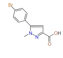 5-(4-Bromophenyl)-1-methyl-1H-pyrazole-3-carboxylic acid, 97%