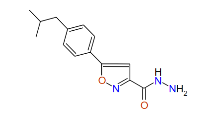 5-(4-Isobutylphenyl)isoxazole-3-carbohydrazide, 97%