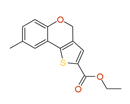 Ethyl 8-methyl-4H-thieno[3,2-c]chromene-2-carboxylate, 97%